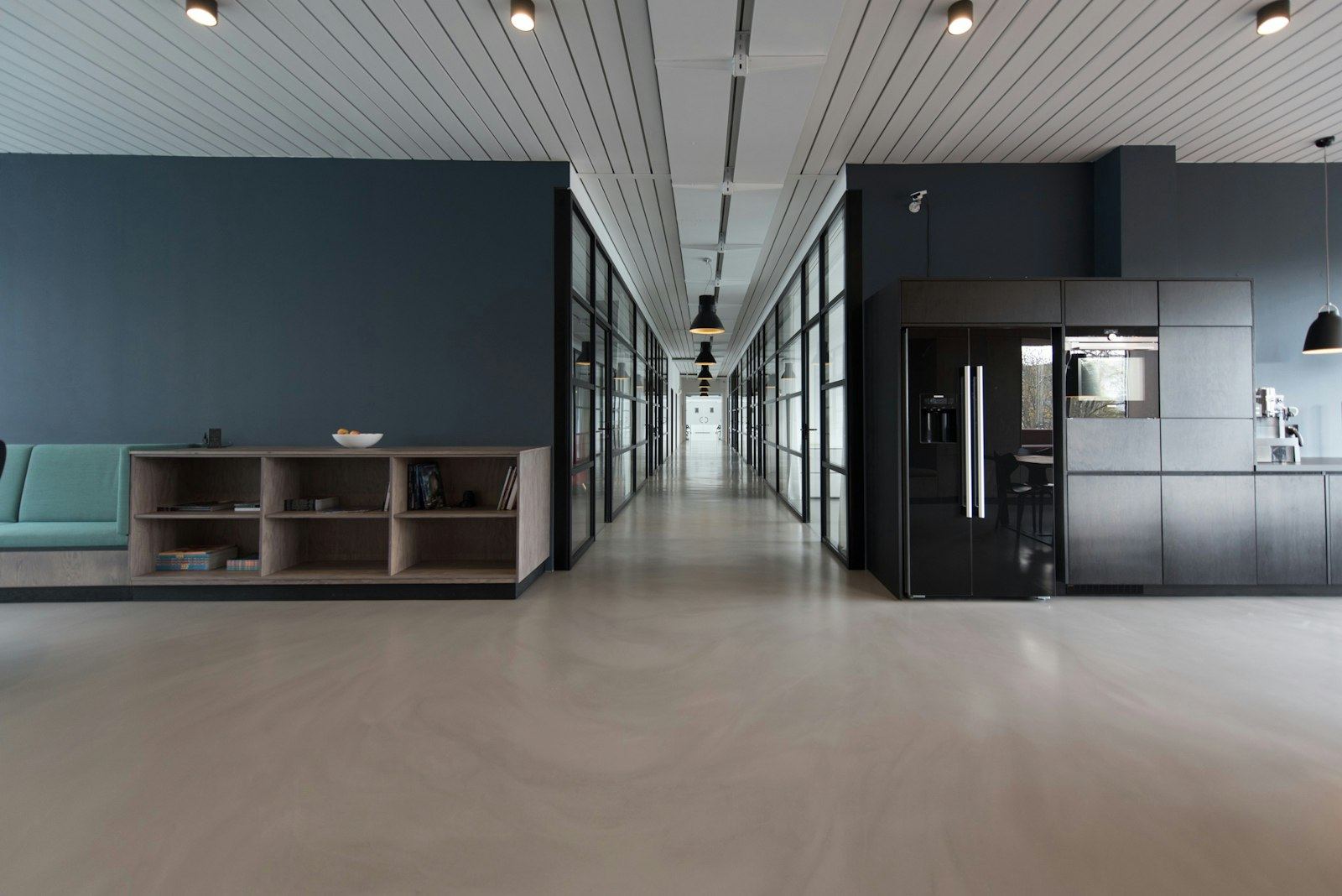 A quiet modern office
